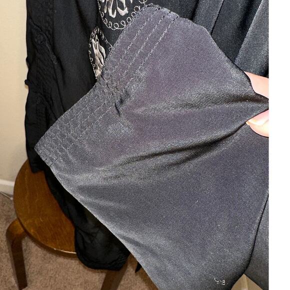 90's Kimono Style Jacket Black - Dragon Embroidery Men's XL - Picture 10 of 14